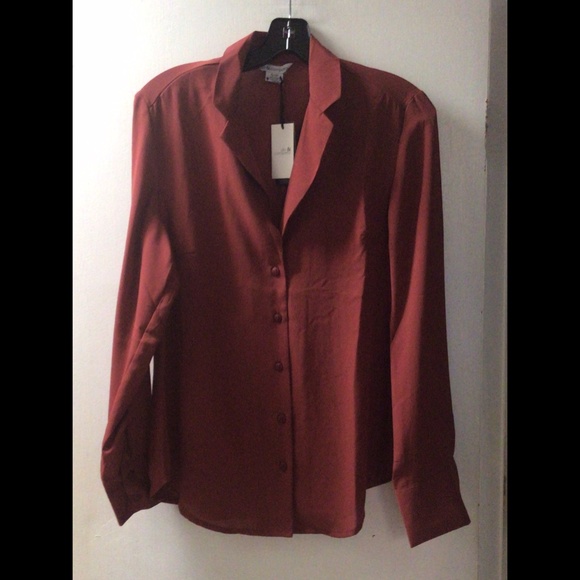 🌟DKR & Co Button Up Chiffon Blouse - Picture 4 of 7